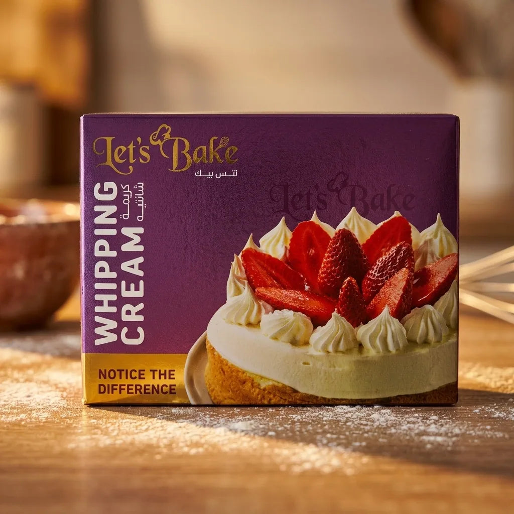 Let's Bake Schlagsahne Pulver Packung