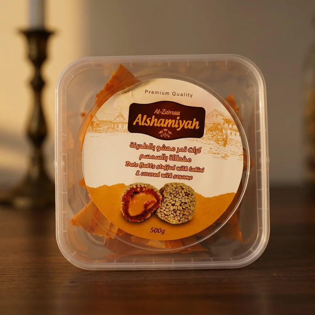 Alzahraa Alshamiyah Dattelbällchen Energy Balls Detailansicht