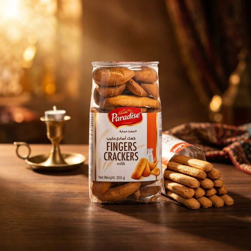 Paradise Fingers Crackers Milch 350g