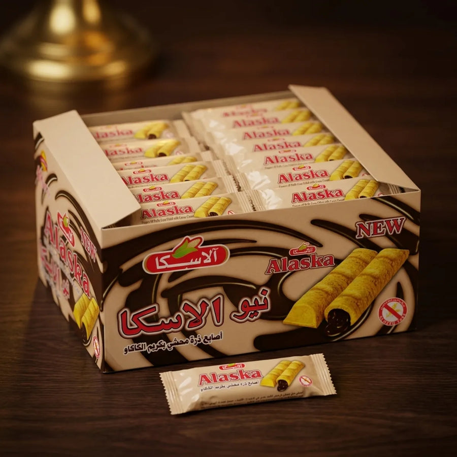 New Alaska Puffy Corn Fingers - Cocoa Cream