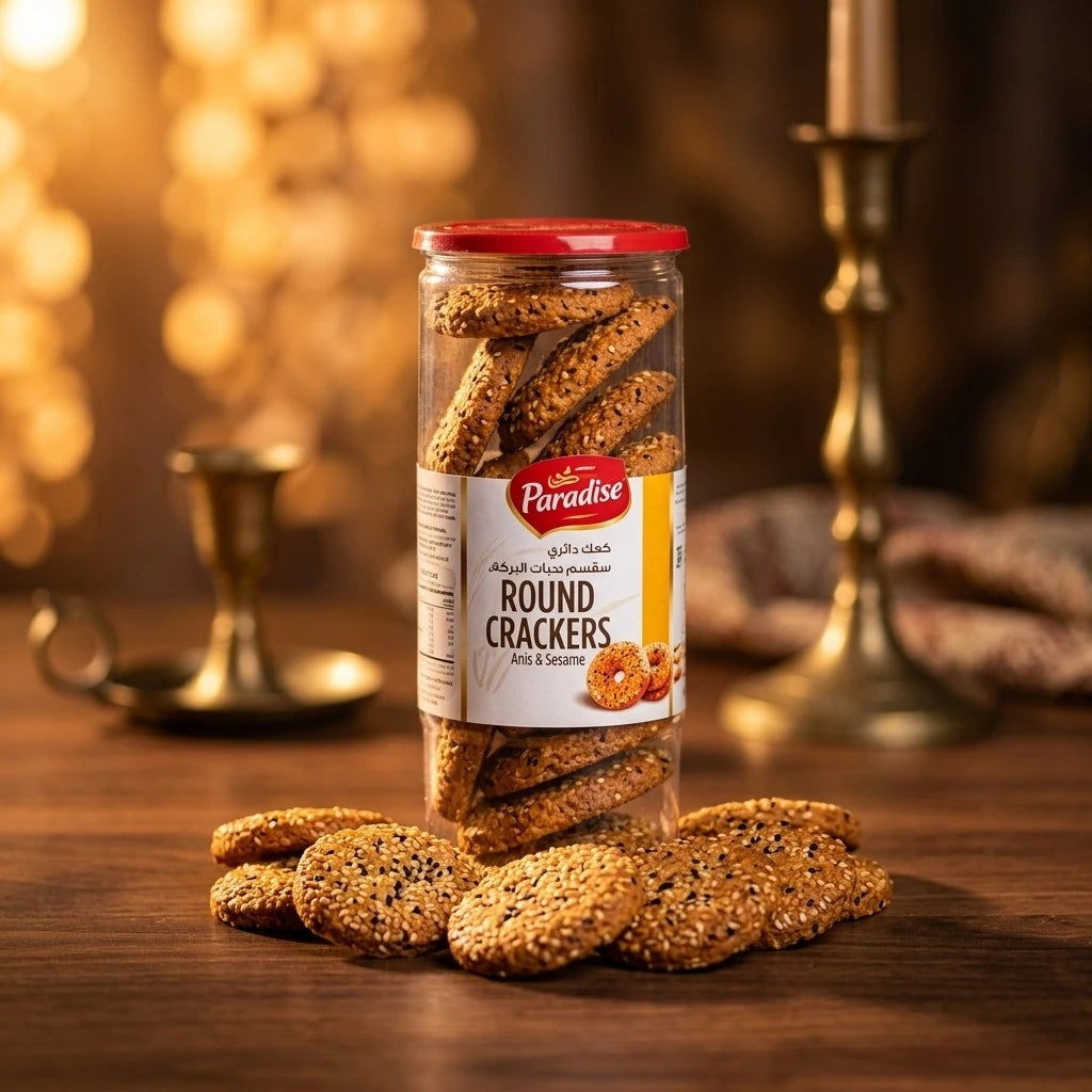 Paradise Round Crackers Sesam & Schwarzkümmel 375g