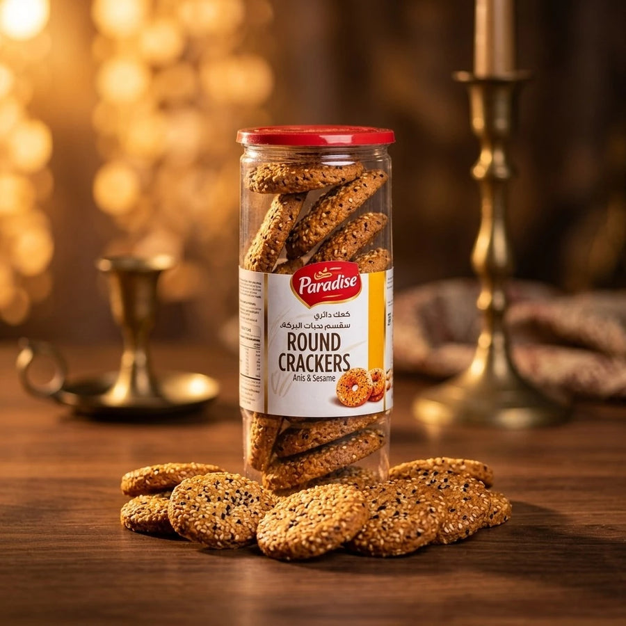 Paradise Round Crackers Sesam & Schwarzkümmel 375g