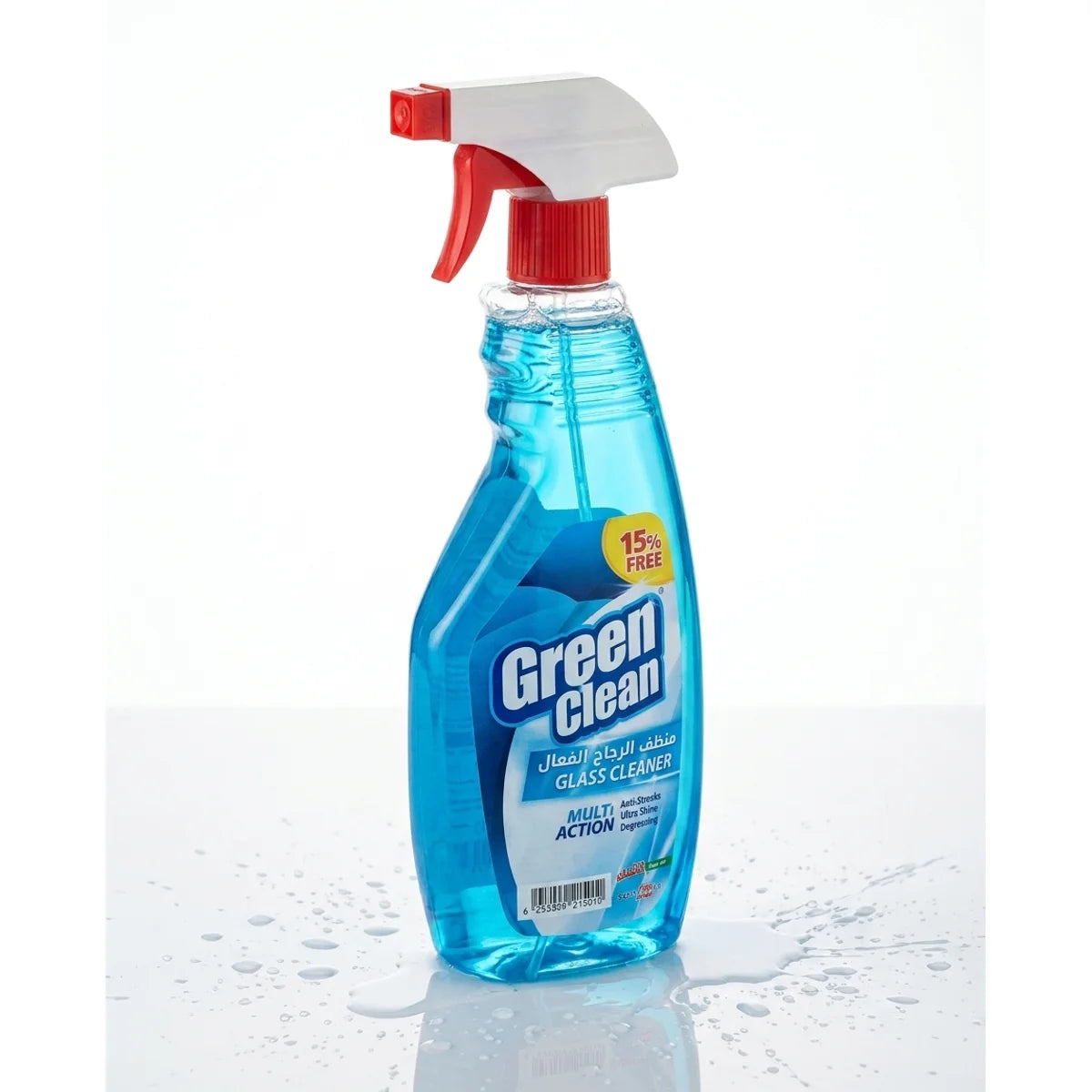 Green Clean Glasreiniger blau seitlich