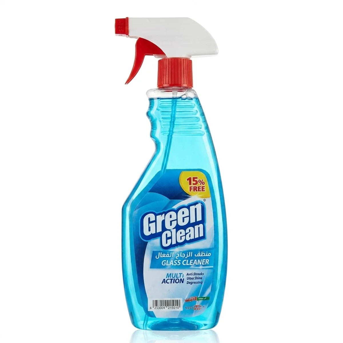 Green Clean Glasreiniger blau Sprühflasche