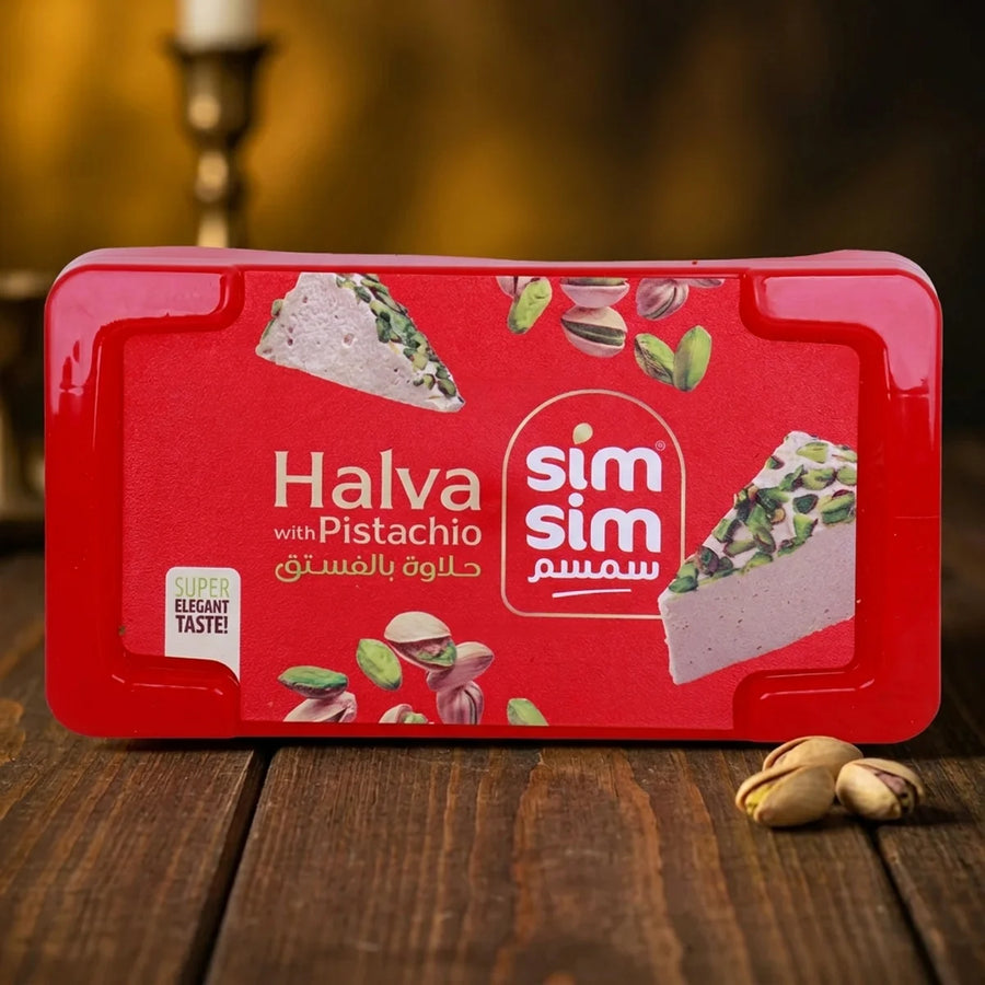 Sim Sim Pistazien-Halva Verpackung