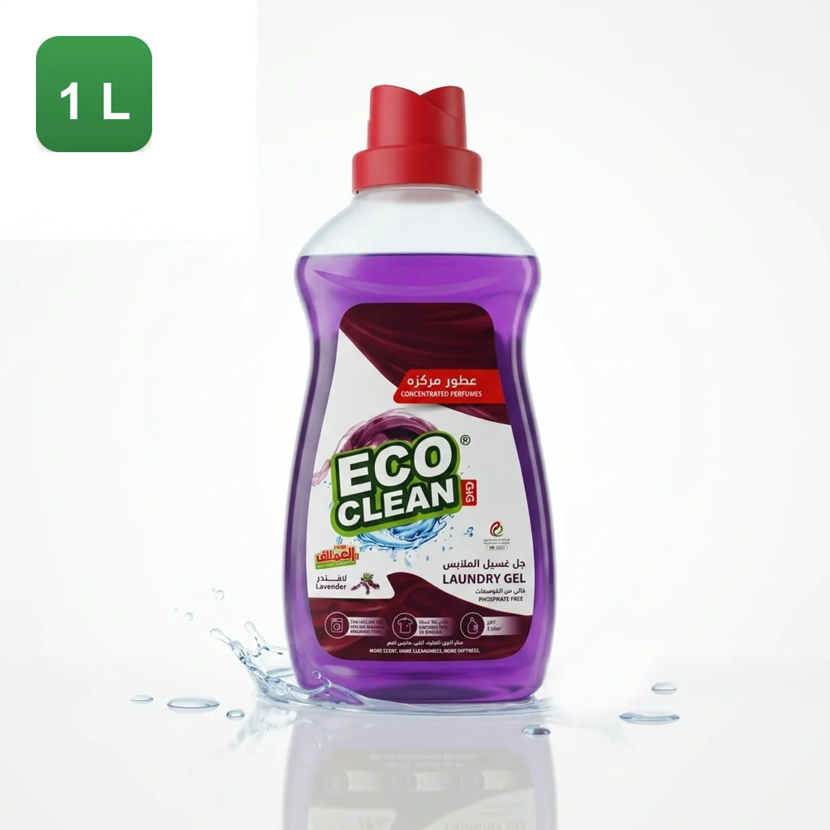 Eco Clean Waschmittel-Gel Lavendel 1l