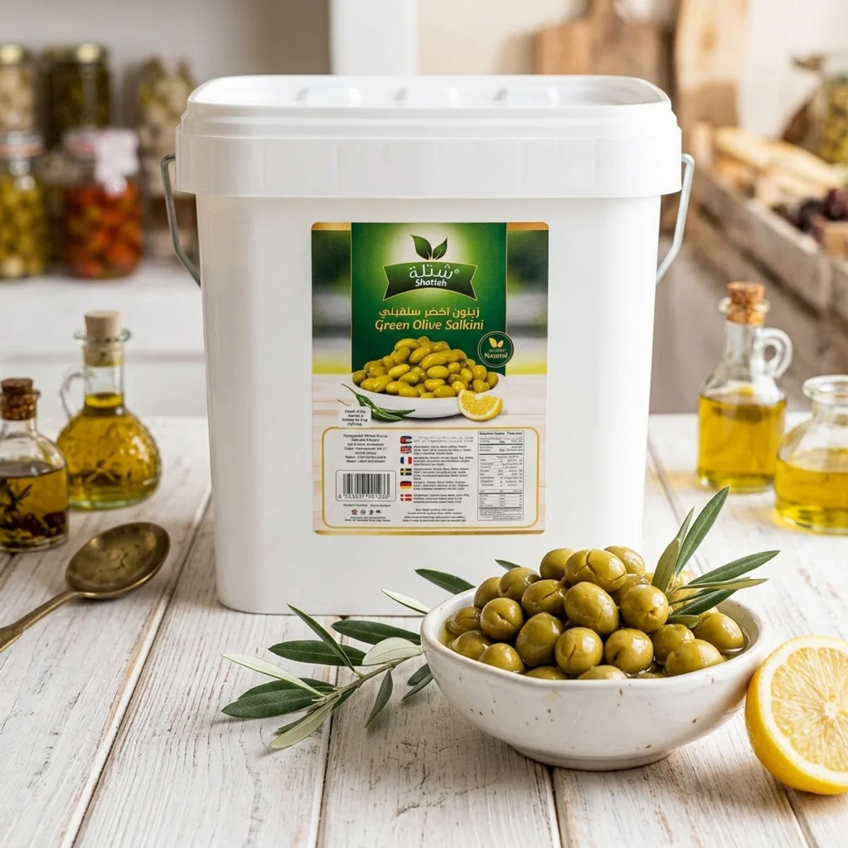 Shatleh Salkini Oliven Eimer 8 kg