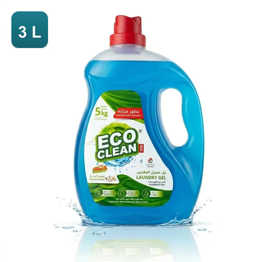 Eco Clean Waschmittel-Gel Spring Breeze 3l